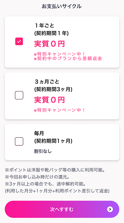 Rcawaii(アール カワイイ)の登録方法